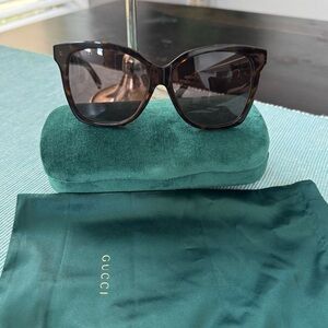 Gucci Women's Brown Sunglasses